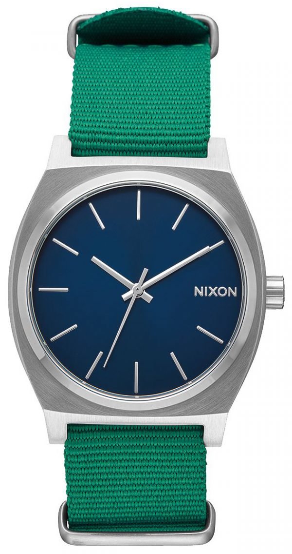 Nixon The Time Teller A045742-00 Kello Sininen / Tekstiili