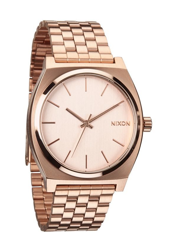 Nixon The Time Teller A045897-00 Kello Punakultaa / Punakultasävyinen