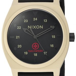 Nixon The Time Teller A11202518-00 Kello Musta / Nahka