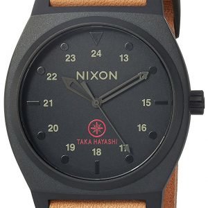 Nixon The Time Teller A11202519-00 Kello Musta / Nahka