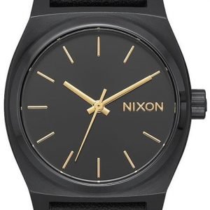 Nixon The Time Teller A1172001-00 Kello Musta / Nahka