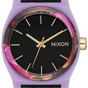 Nixon The Time Teller A11722708-00 Kello Musta / Nahka