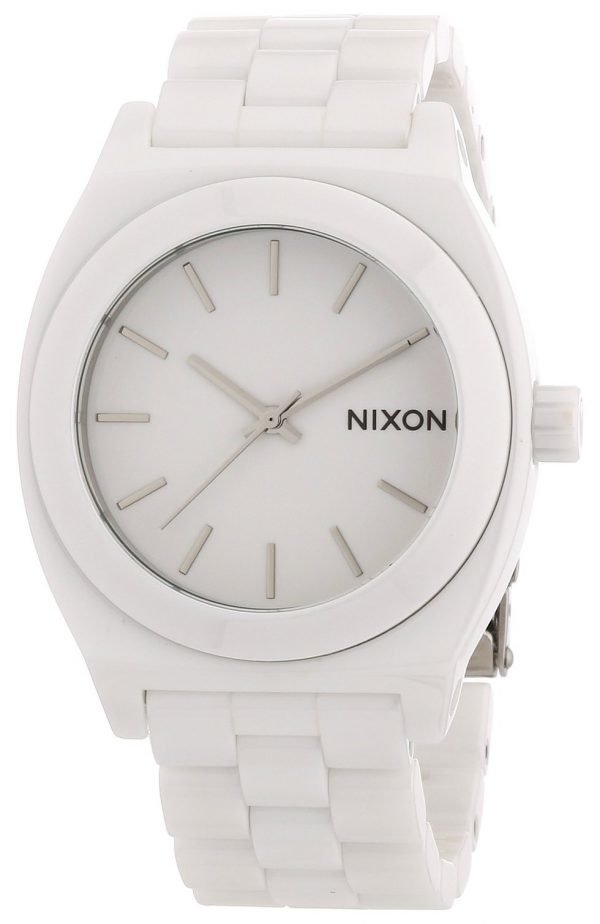 Nixon The Time Teller A2501100-00 Kello Valkoinen / Keraaminen