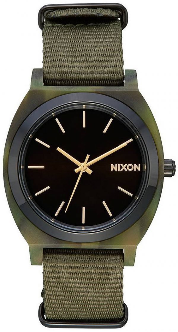 Nixon The Time Teller A3272619-00 Kello Musta / Tekstiili