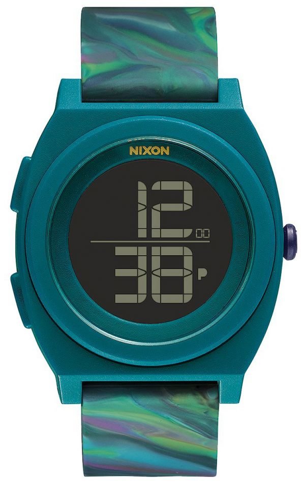 Nixon The Time Teller A4171610-00 Kello Lcd / Kumi