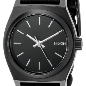 Nixon The Time Teller A5092053-00 Kello Musta / Nahka