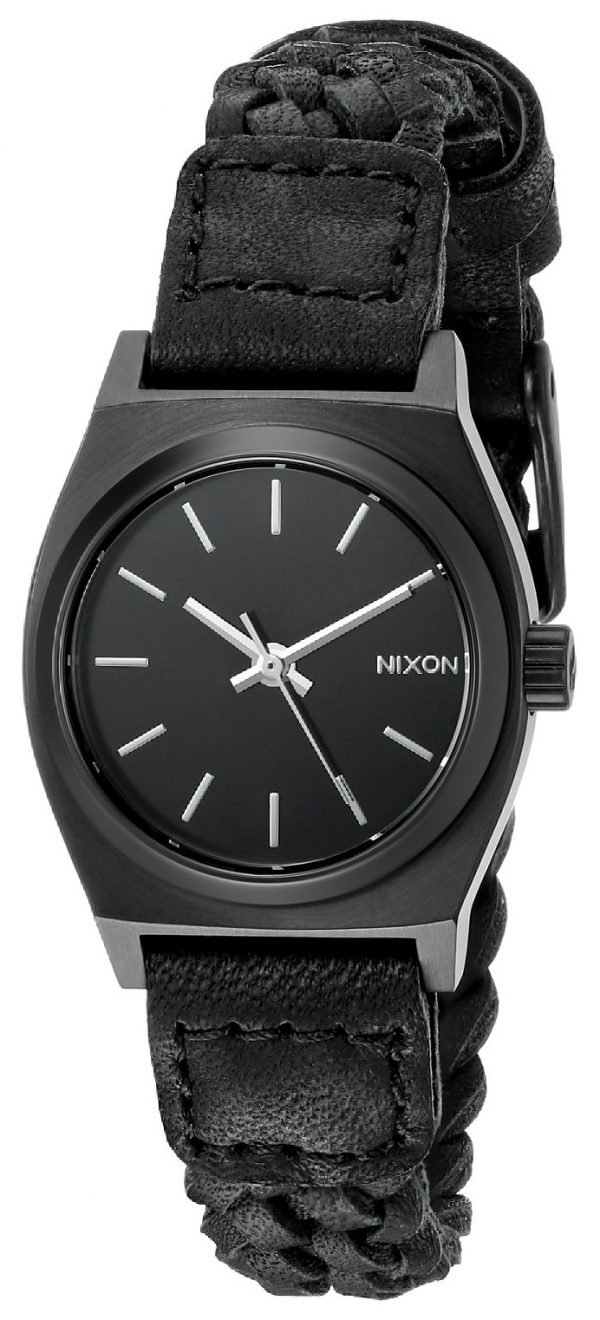 Nixon The Time Teller A5092053-00 Kello Musta / Nahka