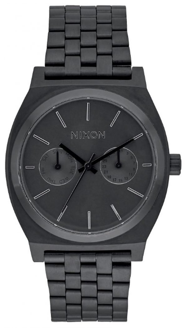 Nixon The Time Teller A922001-00 Kello Musta / Teräs