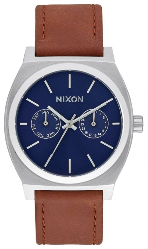 Nixon The Time Teller A9272307-00 Kello Sininen / Nahka