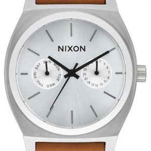 Nixon The Time Teller A9272310-00 Kello Hopea / Nahka