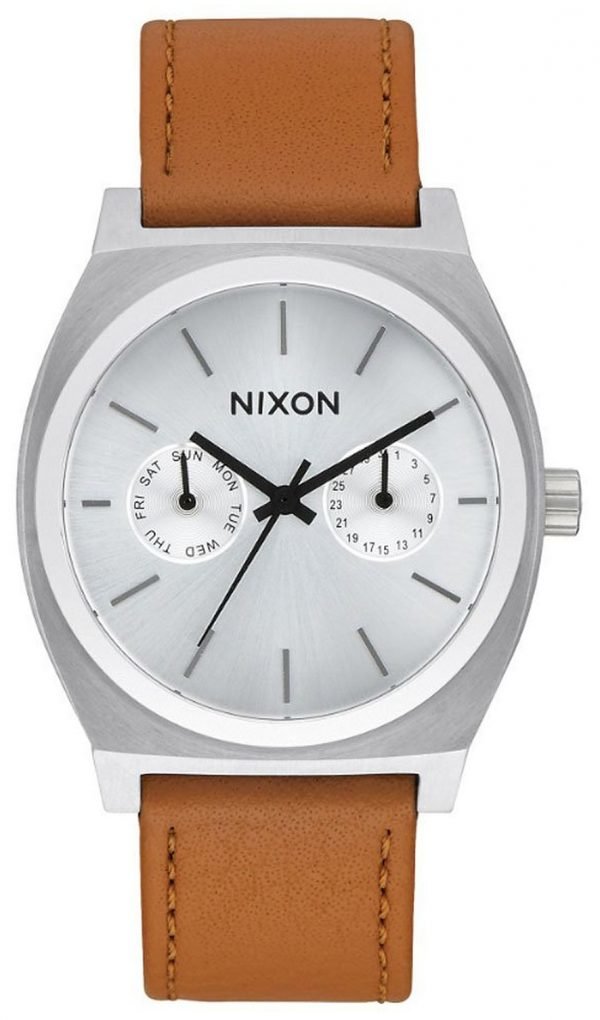 Nixon The Time Teller A9272310-00 Kello Hopea / Nahka