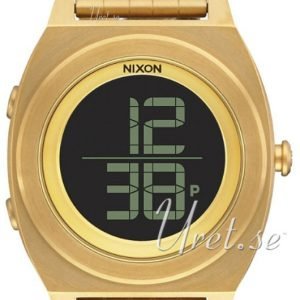 Nixon The Time Teller A948502-00 Kello Lcd / Kullansävytetty Teräs