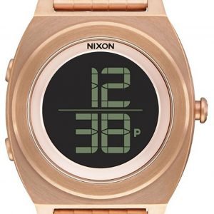 Nixon The Time Teller A948897-00 Kello Lcd / Punakultasävyinen