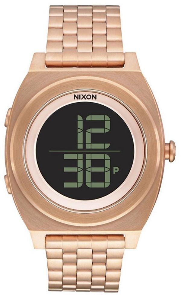 Nixon The Time Teller A948897-00 Kello Lcd / Punakultasävyinen