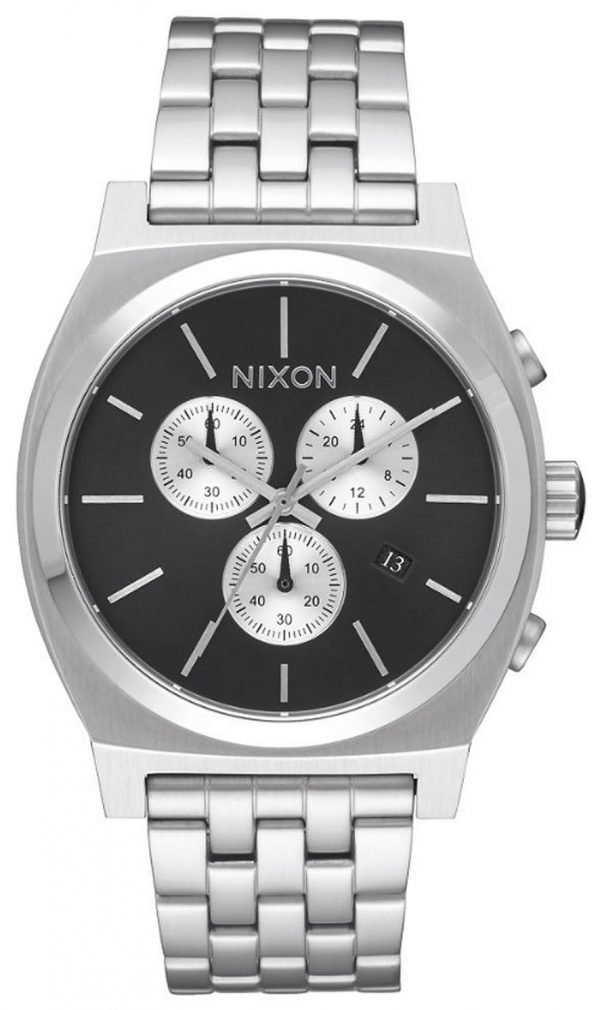 Nixon The Time Teller A9722348-00 Kello Musta / Teräs