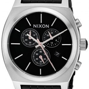 Nixon The Time Teller A9722541-00 Kello Musta / Teräs