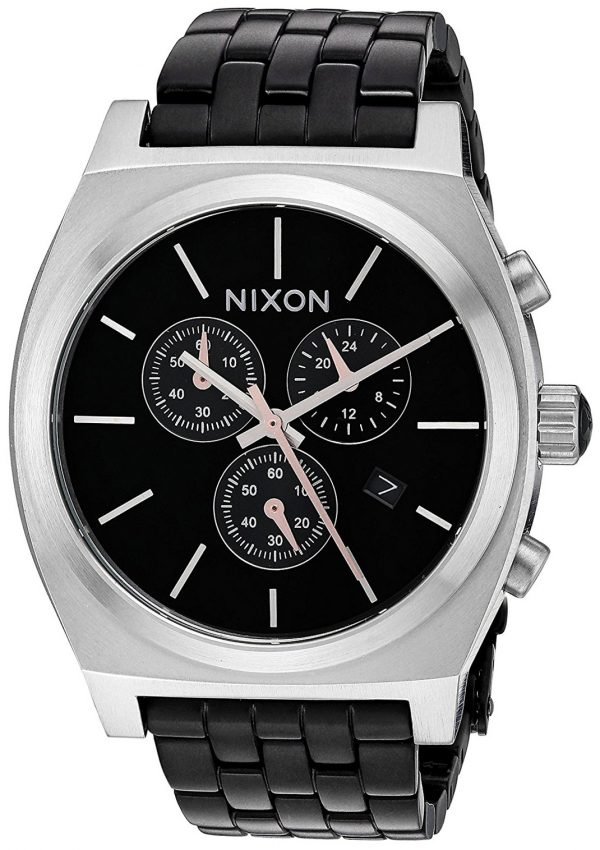 Nixon The Time Teller A9722541-00 Kello Musta / Teräs