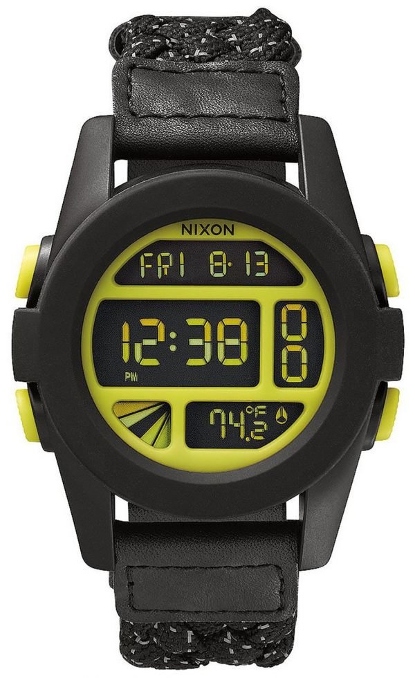 Nixon The Unit A1971941-00 Kello Lcd / Tekstiili