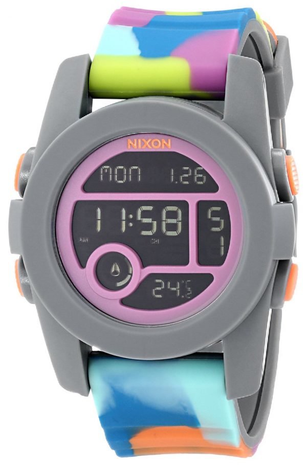 Nixon The Unit A4901988-00 Kello Lcd / Kumi