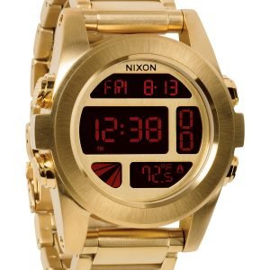 Nixon The Unit Ss A360502-00 Kello Musta / Kullansävytetty