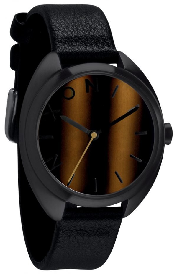 Nixon Wit Tigerseye A3182073-00 Kello Musta / Nahka