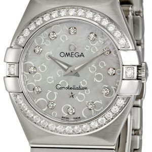 Omega Constellation Quartz 27mm 123.15.27.60.55.005 Kello