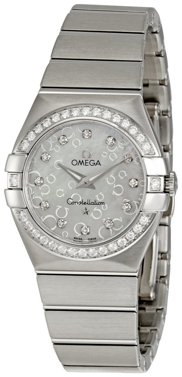 Omega Constellation Quartz 27mm 123.15.27.60.55.005 Kello