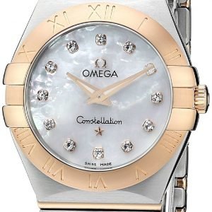 Omega Constellation Quartz 27mm 123.20.27.60.55.001 Kello