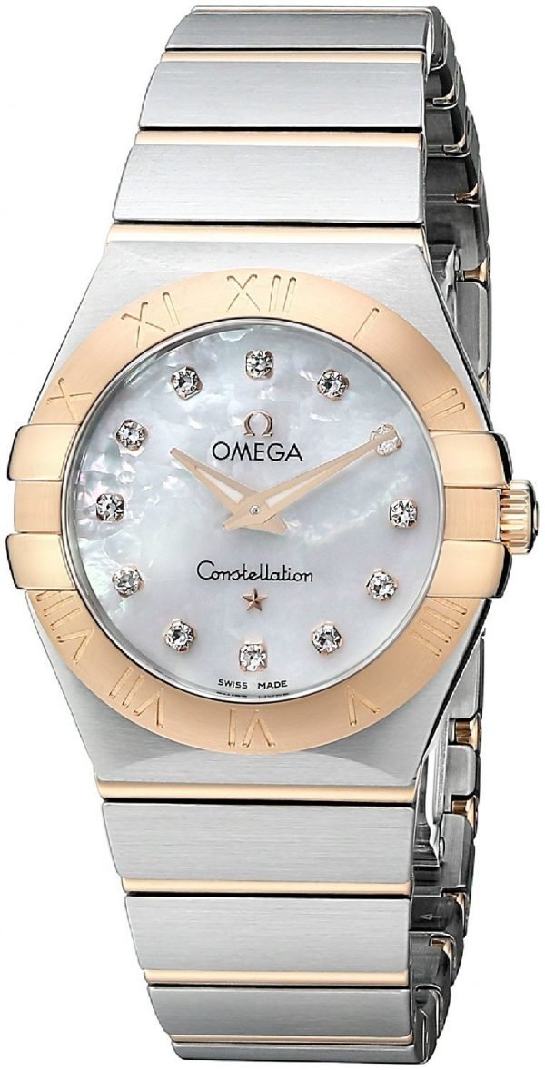 Omega Constellation Quartz 27mm 123.20.27.60.55.001 Kello