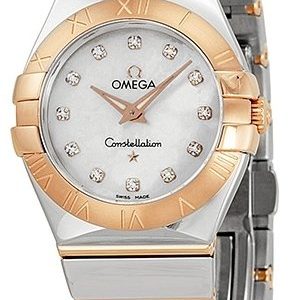 Omega Constellation Quartz 27mm 123.20.27.60.55.003 Kello