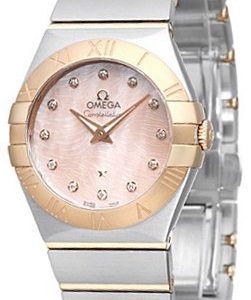 Omega Constellation Quartz 27mm 123.20.27.60.57.004 Kello