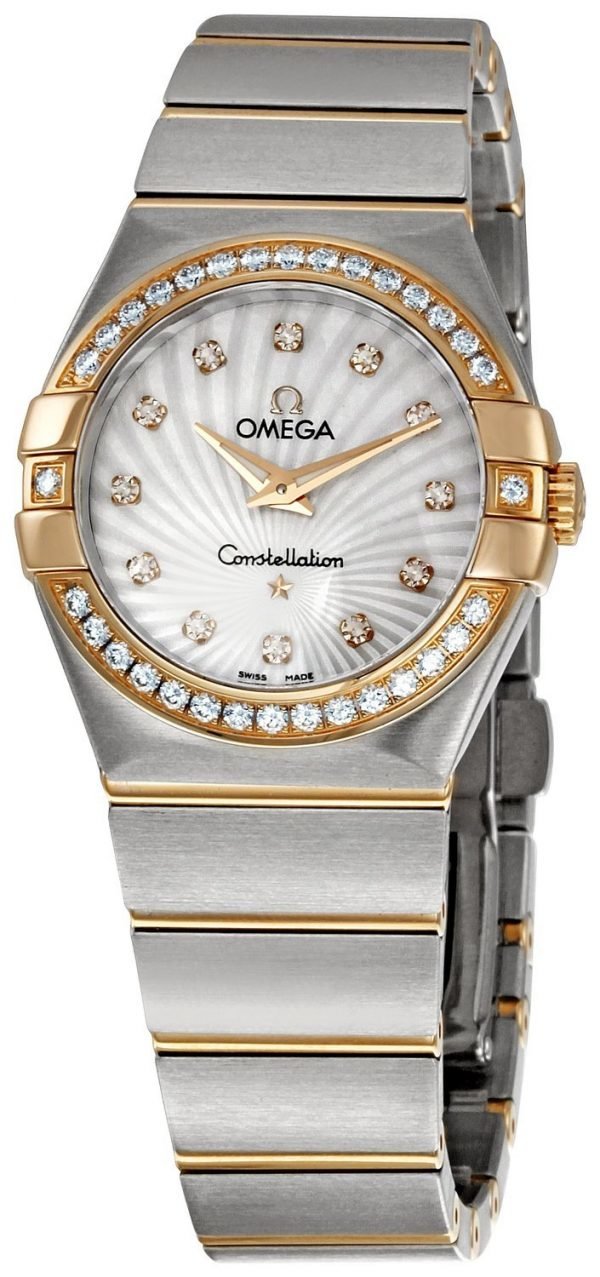 Omega Constellation Quartz 27mm 123.25.27.60.55.002 Kello