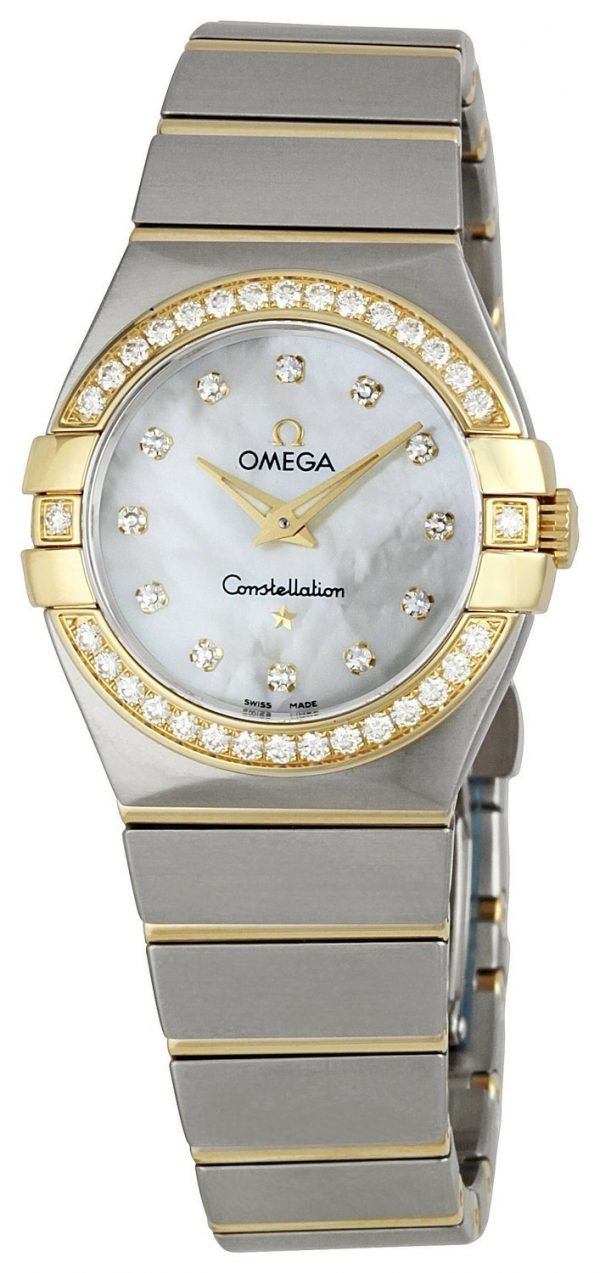 Omega Constellation Quartz 27mm 123.25.27.60.55.003 Kello