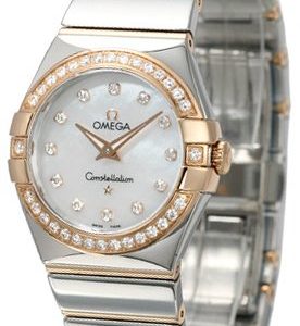 Omega Constellation Quartz 27mm 123.25.27.60.55.005 Kello