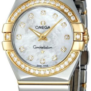 Omega Constellation Quartz 27mm 123.25.27.60.55.007 Kello