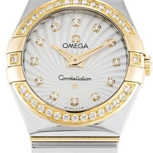 Omega Constellation Quartz 27mm 123.25.27.60.55.008 Kello