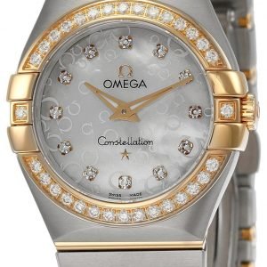 Omega Constellation Quartz 27mm 123.25.27.60.55.009 Kello