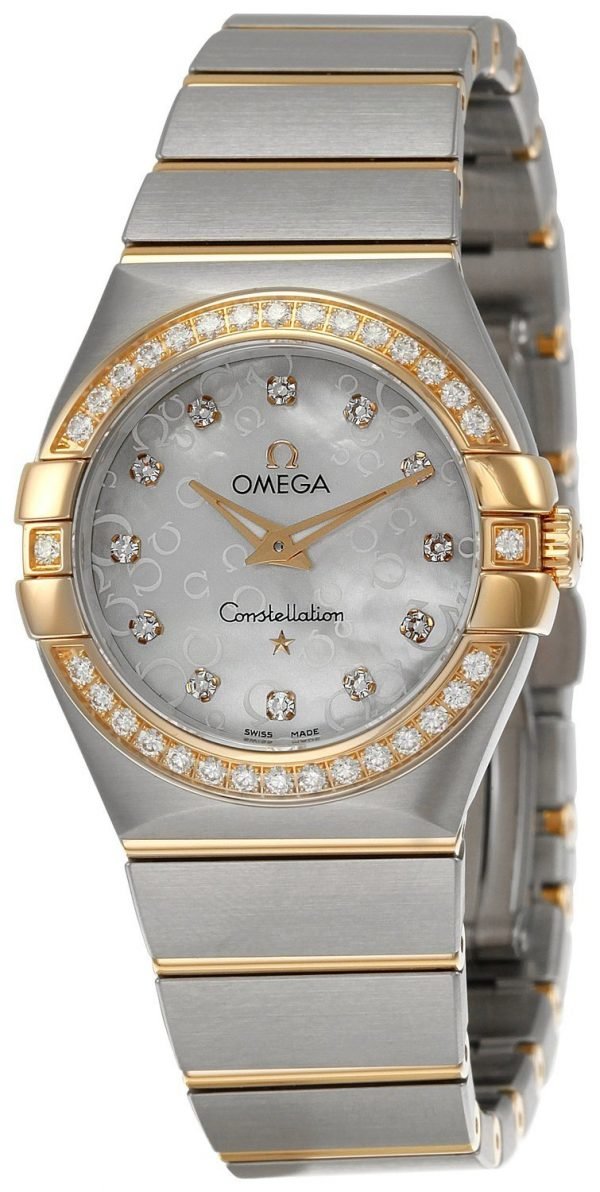 Omega Constellation Quartz 27mm 123.25.27.60.55.009 Kello