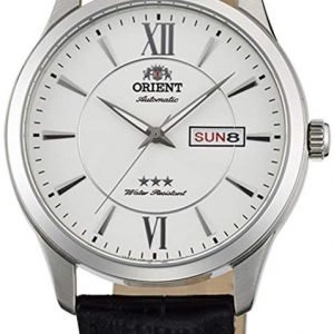 Orient Classic Fab0b003w9 Kello Hopea / Nahka