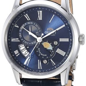 Orient Classic Fak00005d0 Kello Sininen / Nahka