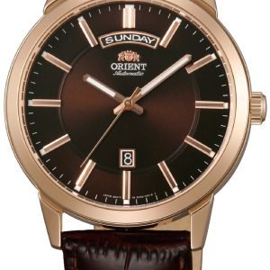 Orient Classic Fev0u002th Kello Ruskea / Nahka