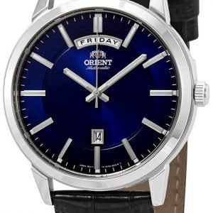 Orient Classic Fev0u003dh Kello Sininen / Nahka