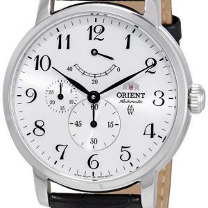 Orient Classic Fez09005w0 Kello Valkoinen / Nahka