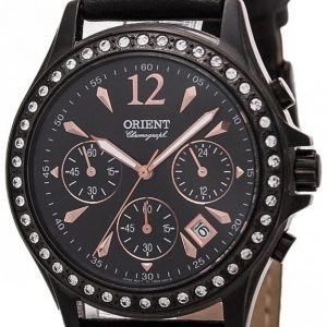 Orient Lady Ftw00001b0 Kello Musta / Nahka