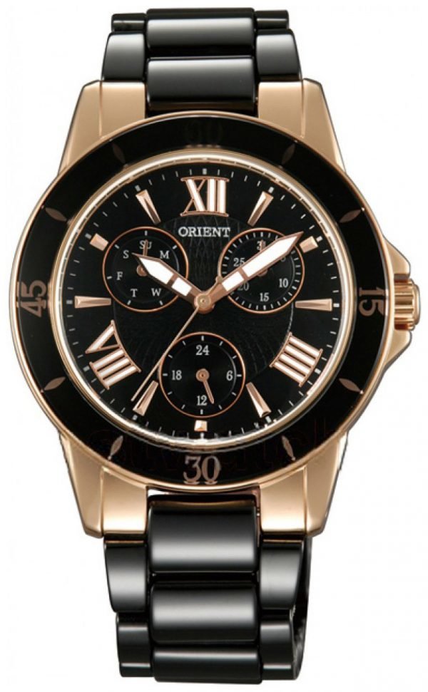 Orient Lady Fut0f002b0 Kello Musta / Keraaminen