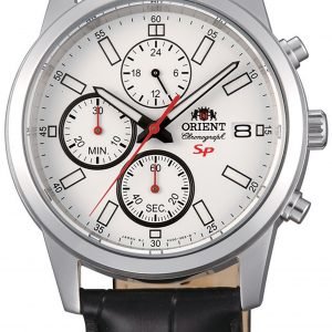 Orient Sporty Fku00006w0 Kello Hopea / Nahka