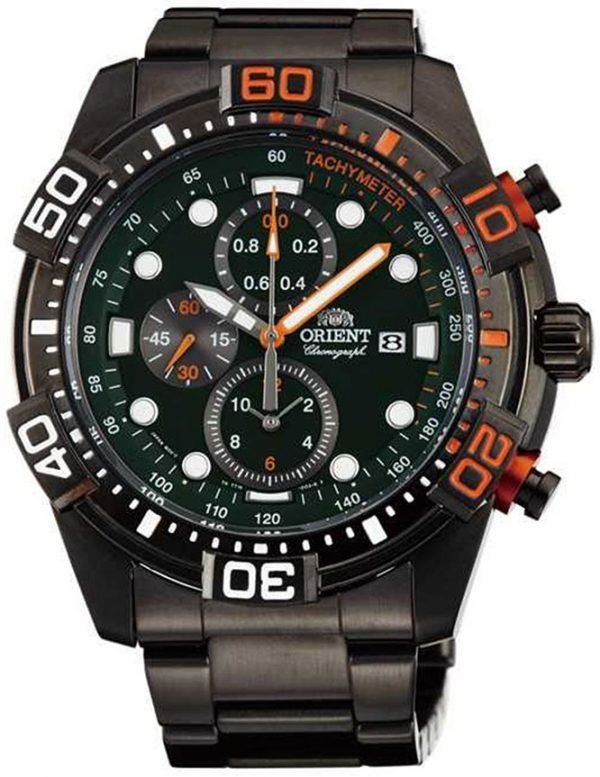 Orient Sporty Ftt16001f0 Kello Musta / Teräs