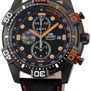 Orient Sporty Ftt16003b0 Kello Musta / Nahka