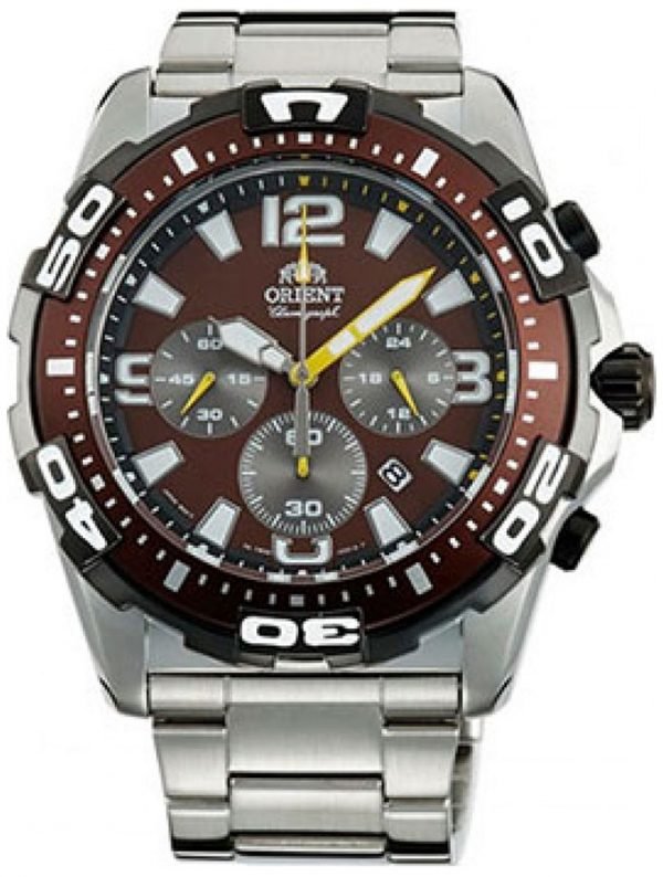 Orient Sporty Ftw05002t0 Kello Ruskea / Teräs