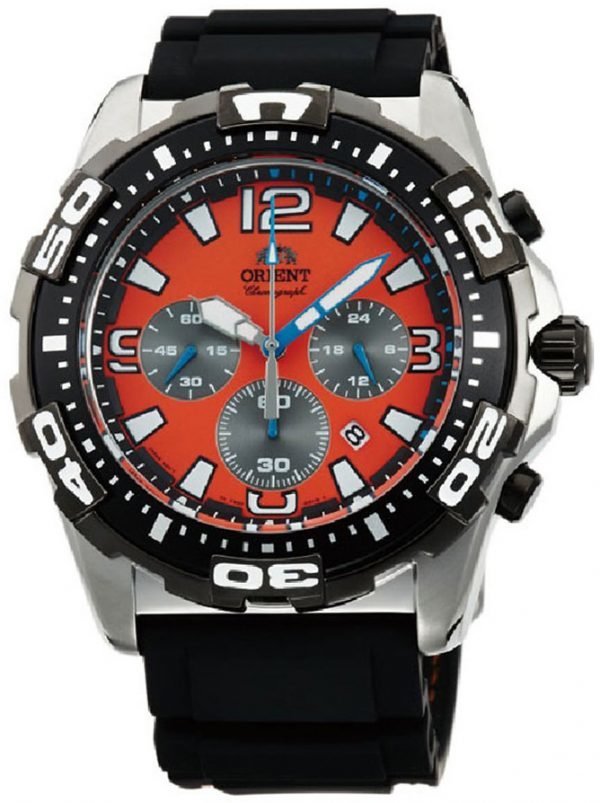 Orient Sporty Ftw05005m0 Kello Oranssi / Kumi